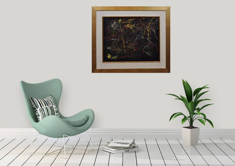 Original Abstract Painting by Romeo Dobrota