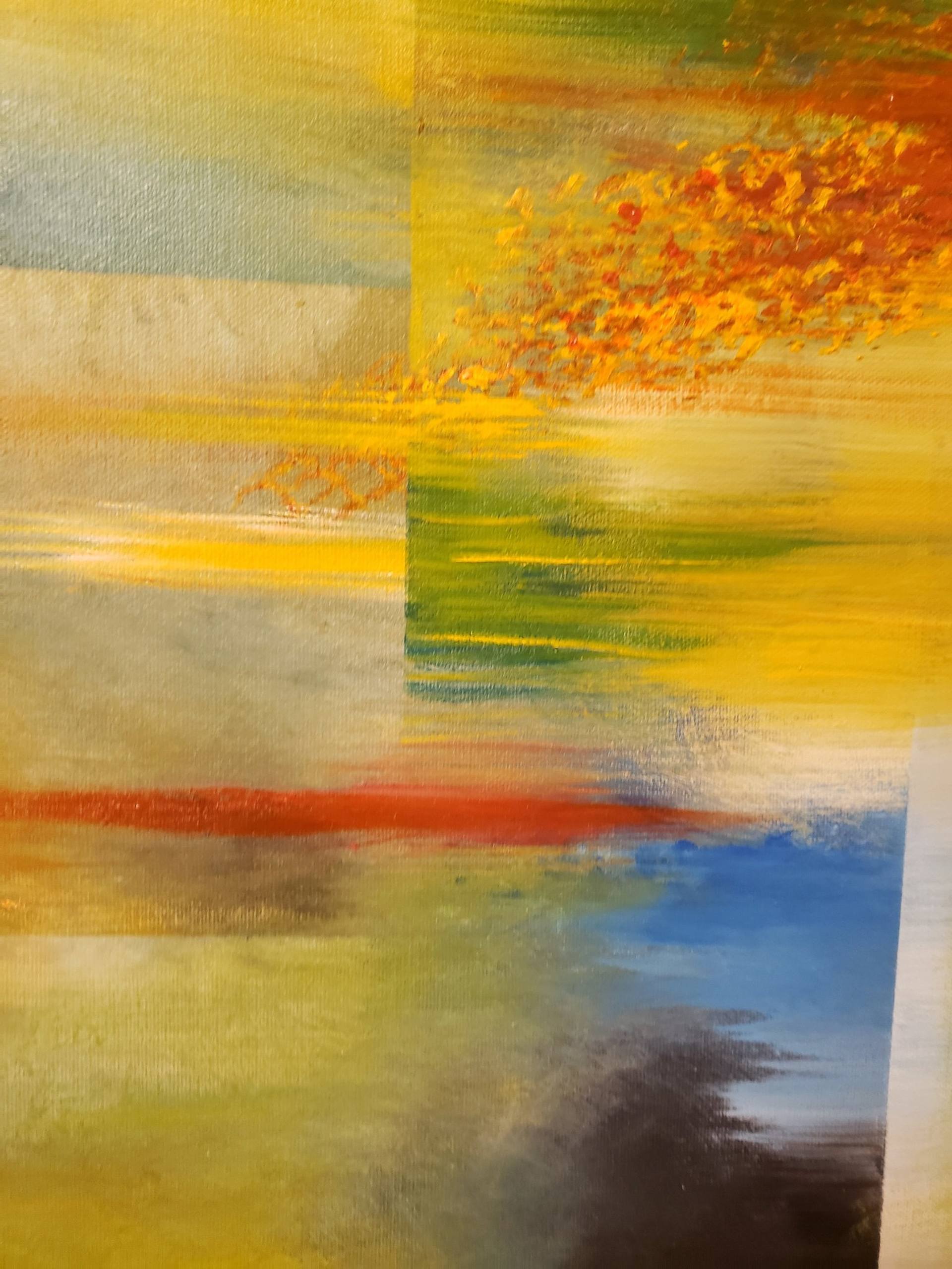 Friendly, acrylic on canvas, 36X36 inch, SKU 1075 Painting