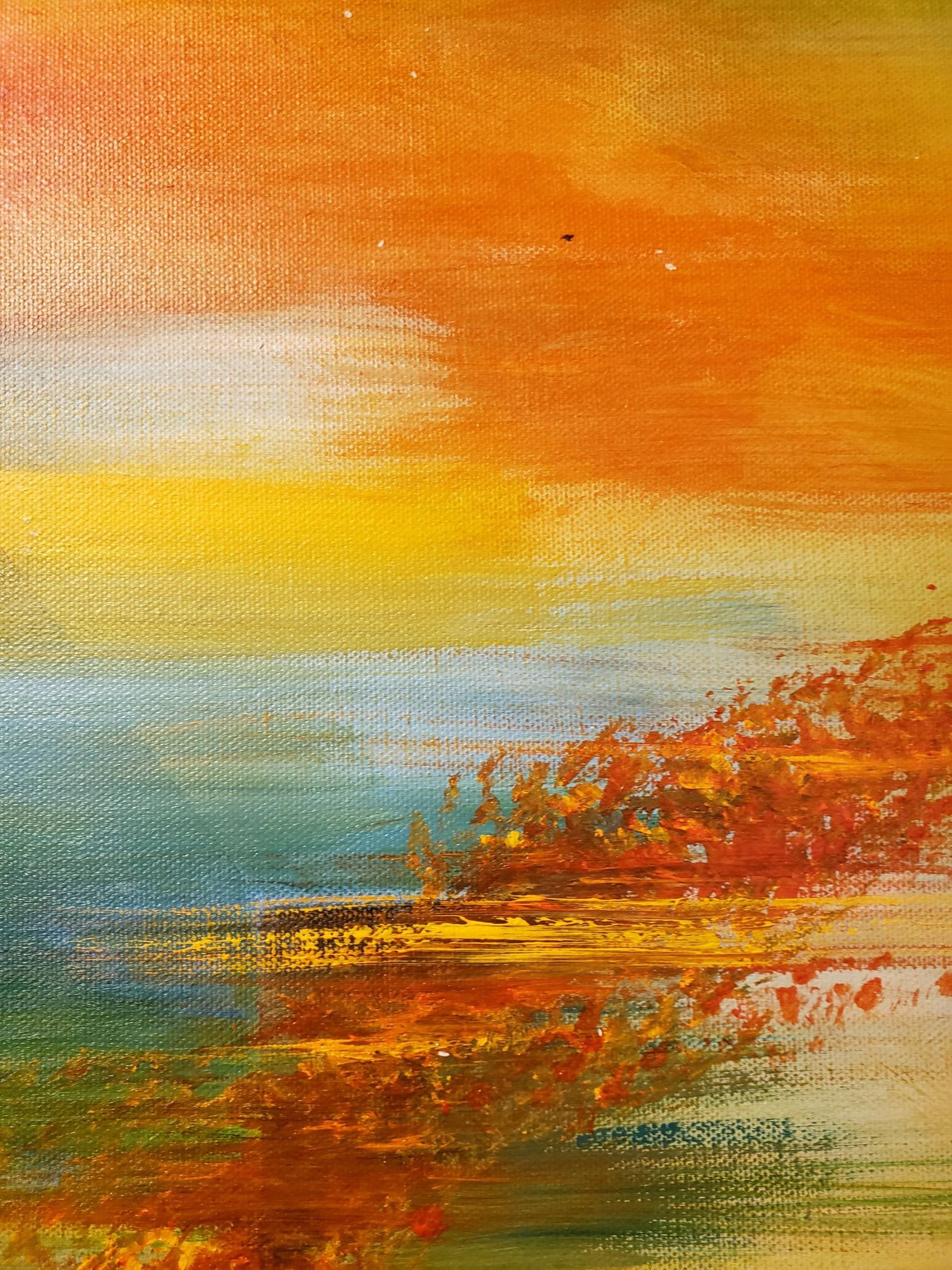 珍しい  canvas, on acrylic Friendly, 36X36 Painting 1075 SKU inch, 絵画