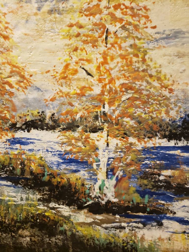 Original Realism Landscape Painting by Romeo Dobrota