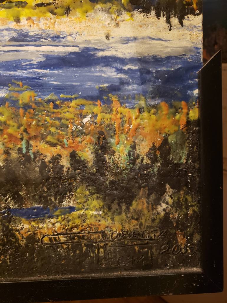 Original Realism Landscape Painting by Romeo Dobrota