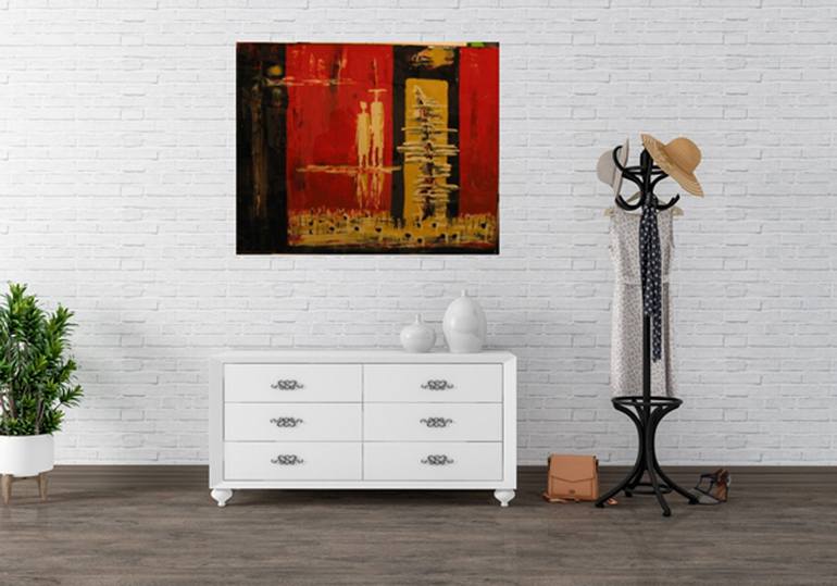 Original Abstract Painting by Romeo Dobrota