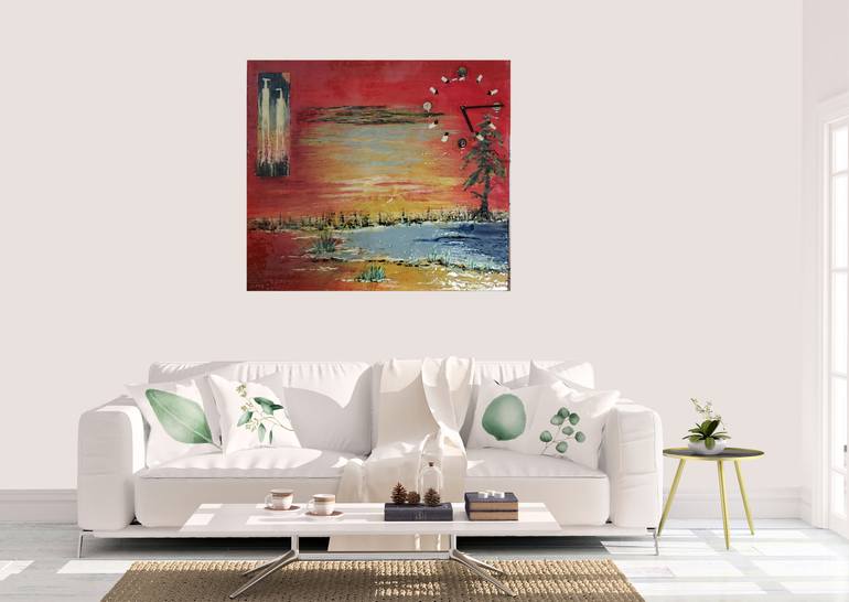 Original Impressionism Landscape Painting by Romeo Dobrota