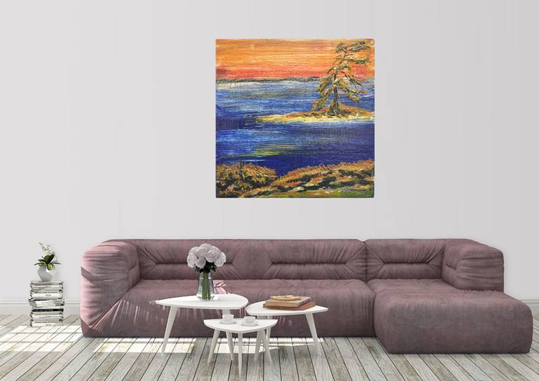 Original Realism Seascape Painting by Romeo Dobrota