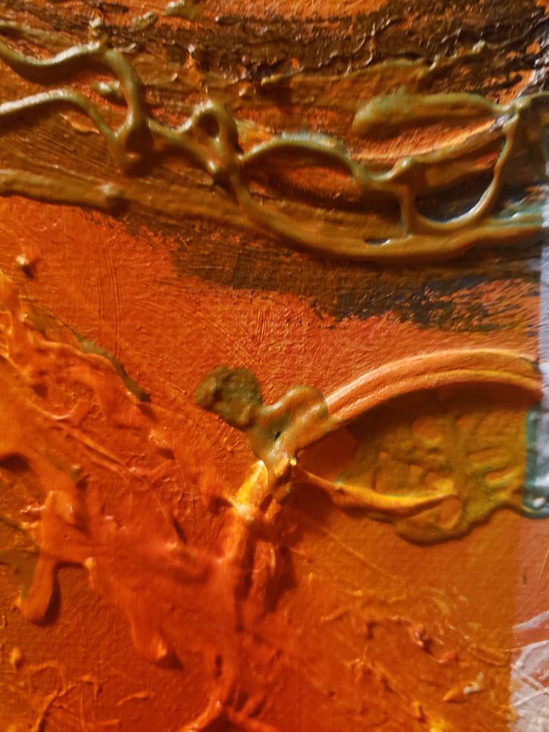Original Conceptual Abstract Painting by Romeo Dobrota