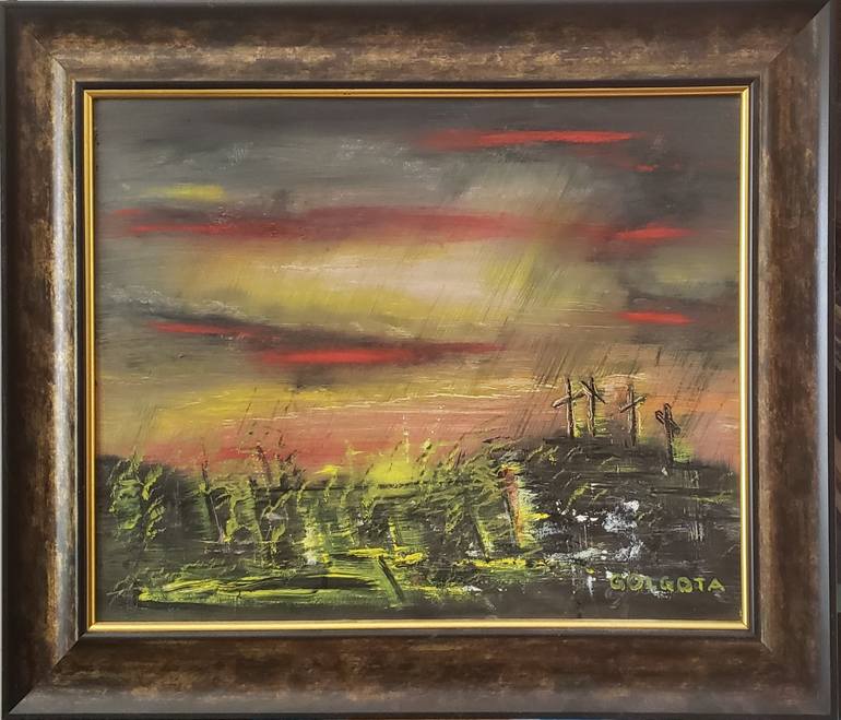 Original Other Religion Painting by Romeo Dobrota