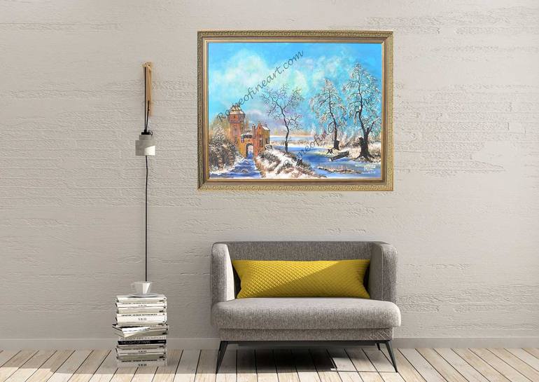 Original Landscape Painting by Romeo Dobrota