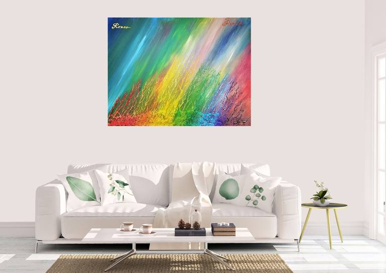 Original Abstract Painting by Romeo Dobrota