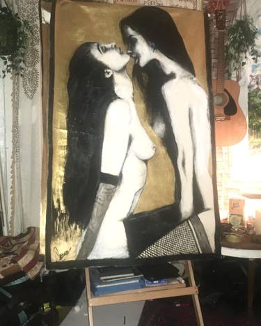 Original Expressionism Erotic Paintings by vana Jane Smith