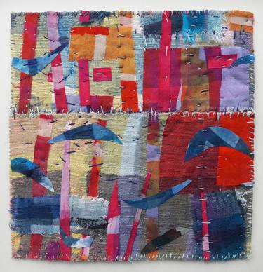 Original Modern Abstract Collage by Ann Barbara Smith