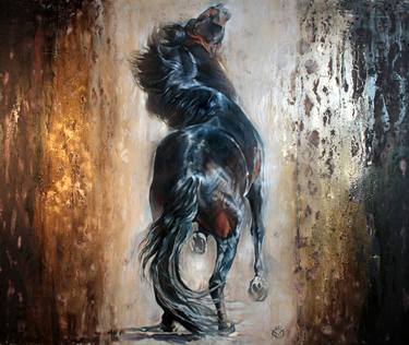 Print of Fine Art Horse Paintings by Daniela Nikolova