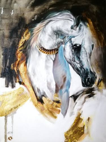 Print of Horse Paintings by Daniela Nikolova