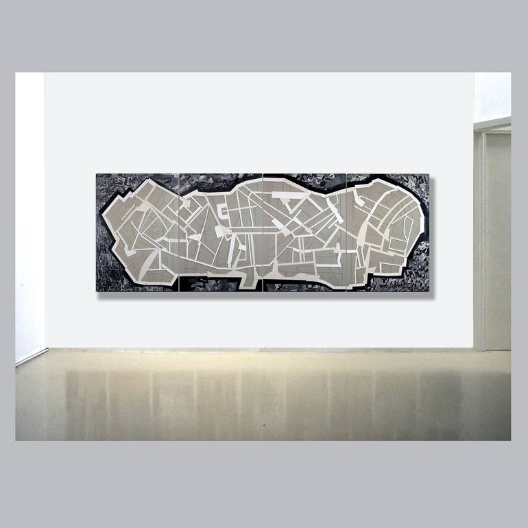 Original Conceptual Abstract Collage by Peter Spaans