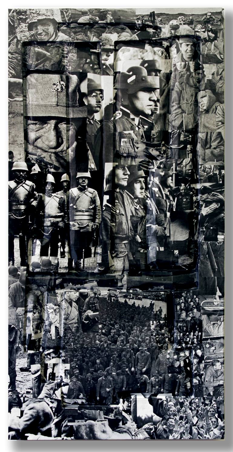 Original Abstract Architecture Collage by Peter Spaans