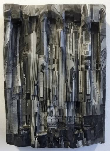 Original Abstract Architecture Collage by Peter Spaans