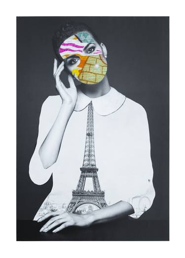 Print of Conceptual Women Collage by Juan Jose Lopez Brotons