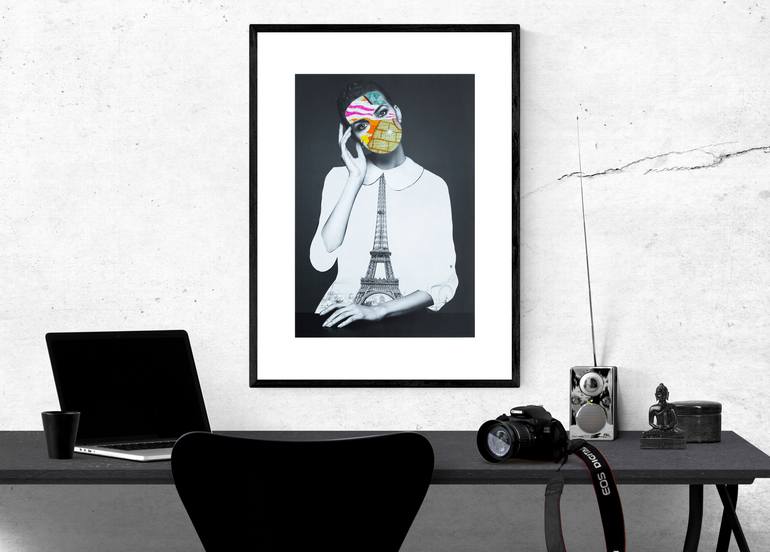 Original Conceptual Women Collage by Juan Jose Lopez Brotons