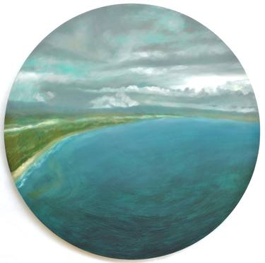 Print of Seascape Paintings by Janna Prinsloo