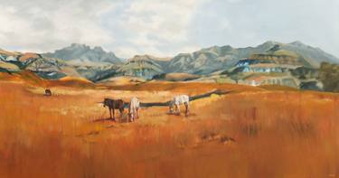 Print of Realism Landscape Paintings by Janna Prinsloo
