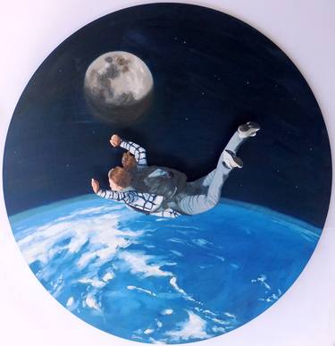 Print of Outer Space Paintings by Janna Prinsloo