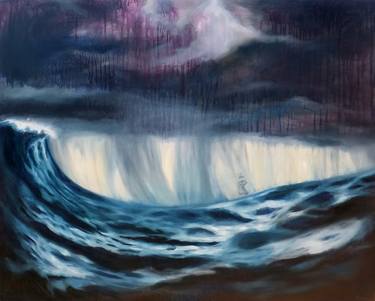 Print of Realism Seascape Paintings by Janna Prinsloo