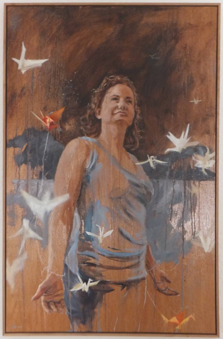 Original Expressionism Women Painting by Janna Prinsloo
