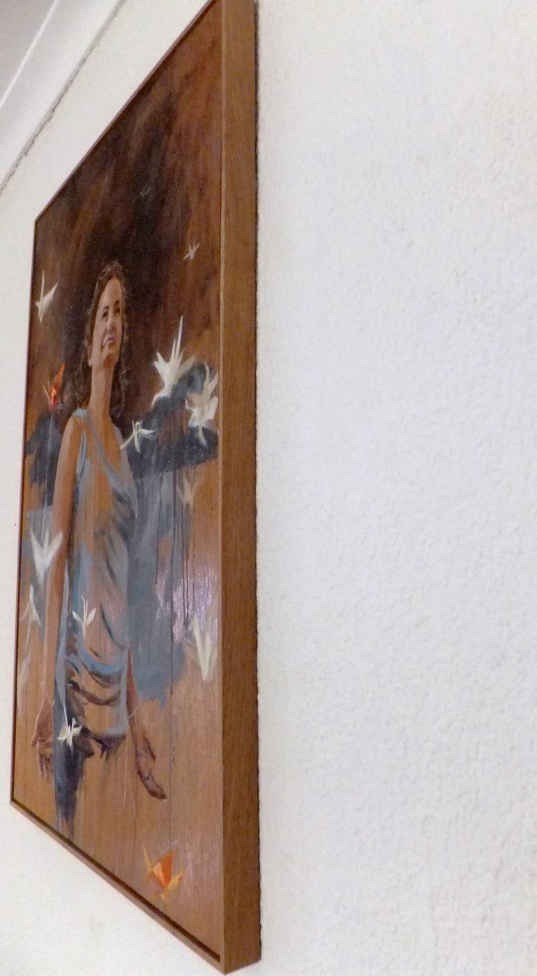 Original Expressionism Women Painting by Janna Prinsloo
