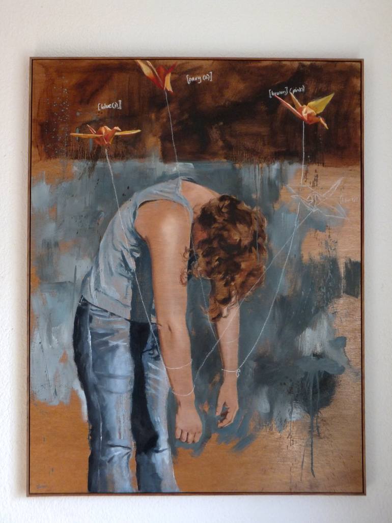 Original Expressionism Women Painting by Janna Prinsloo