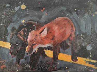 Original Expressionism Animal Paintings by Janna Prinsloo