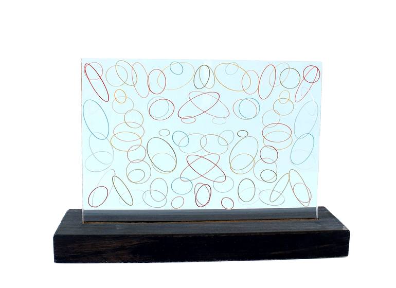 Original Abstract Geometric Sculpture by Jean-Luc Godard