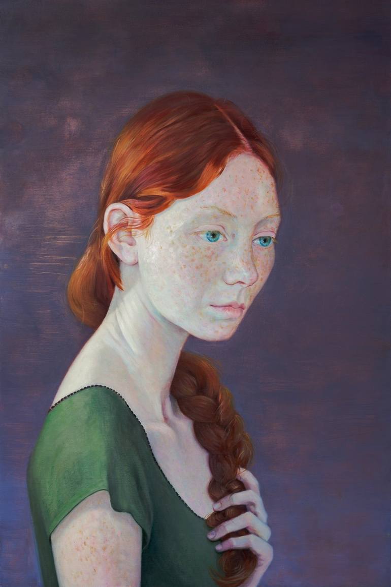 Robin Painting by Herman Tjepkema | Saatchi Art