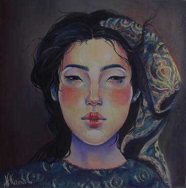 Print of Realism Women Paintings by Natalya Kirina