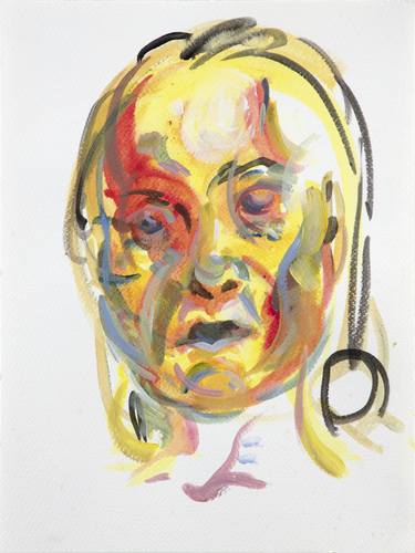 Print of Abstract Portrait Drawings by Yanqing Low