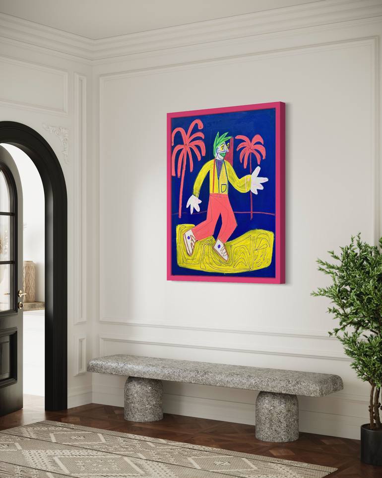 Original Figurative Abstract Painting by Robert Langley