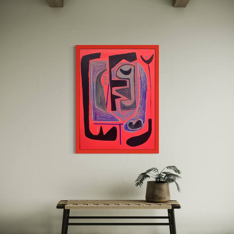 Original Abstract Expressionism Abstract Painting by Robert Langley