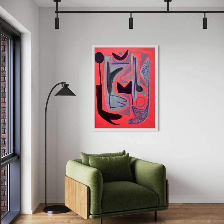 Original Abstract Painting by Robert Langley
