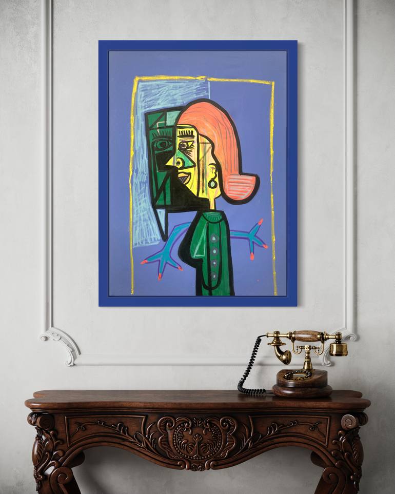 Original Figurative Abstract Painting by Robert Langley