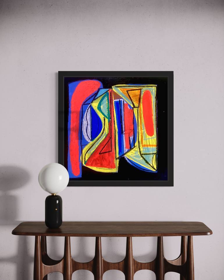 Original Abstract Expressionism Abstract Painting by Robert Langley