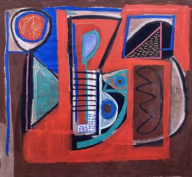 Original Abstract Paintings by Robert Langley