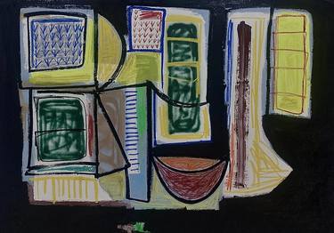 Original Algorithmic Abstract Paintings by Robert Langley
