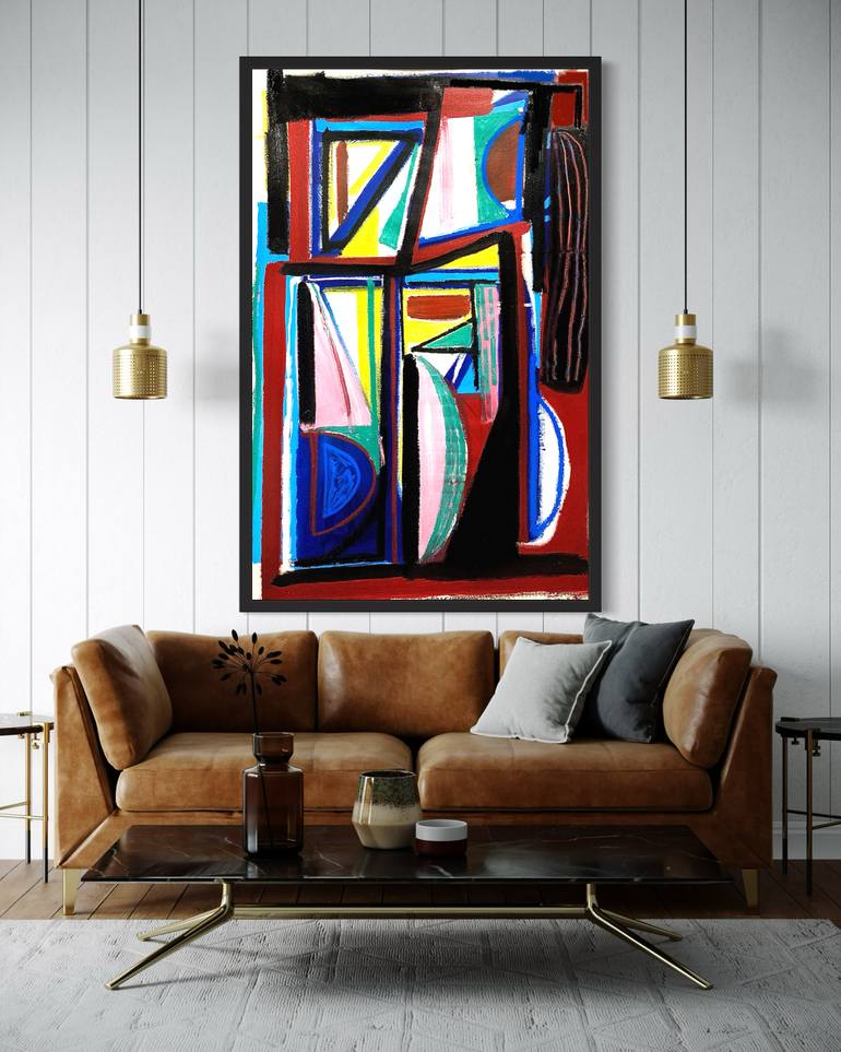 Original Abstract Expressionism Abstract Painting by Robert Langley