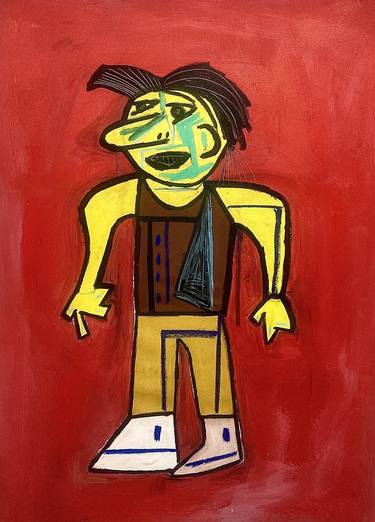 Original Figurative Abstract Painting by Robert Langley