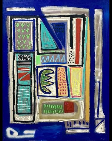 Original Abstract Painting by Robert Langley
