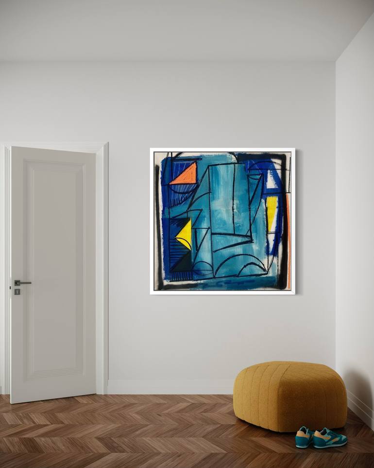 Original Abstract Expressionism Abstract Painting by Robert Langley