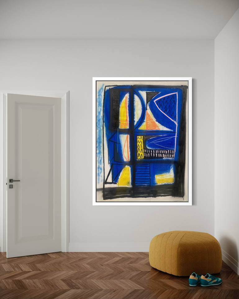 Original Abstract Expressionism Abstract Painting by Robert Langley