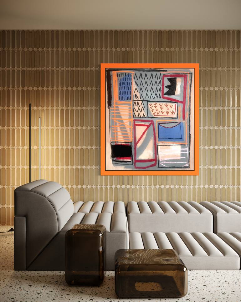 Original Abstract Expressionism Abstract Painting by Robert Langley