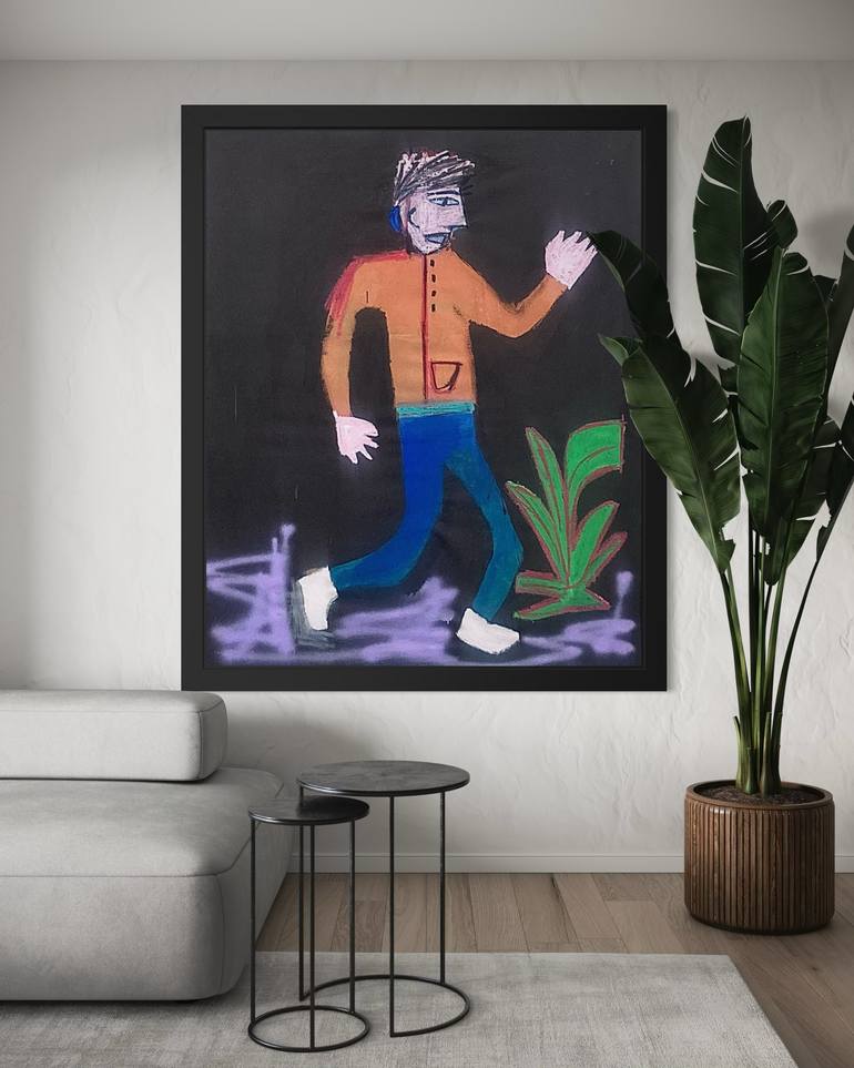 Original Abstract Painting by Robert Langley