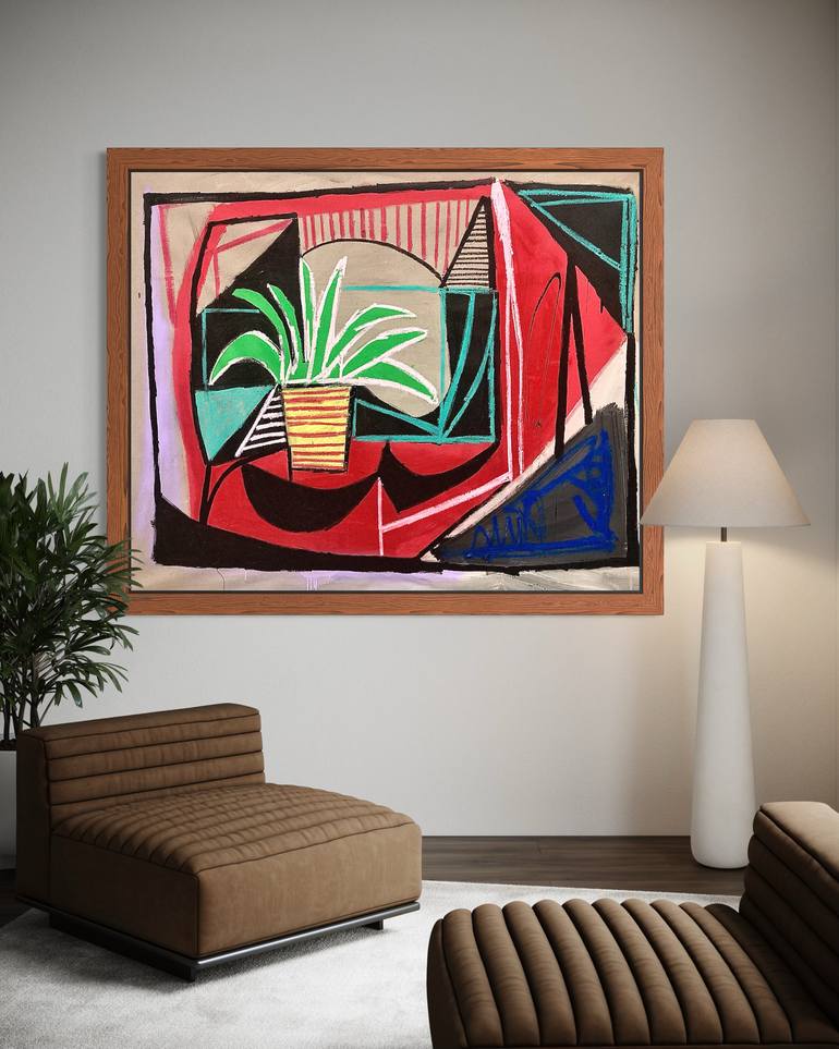 Original Figurative Abstract Painting by Robert Langley