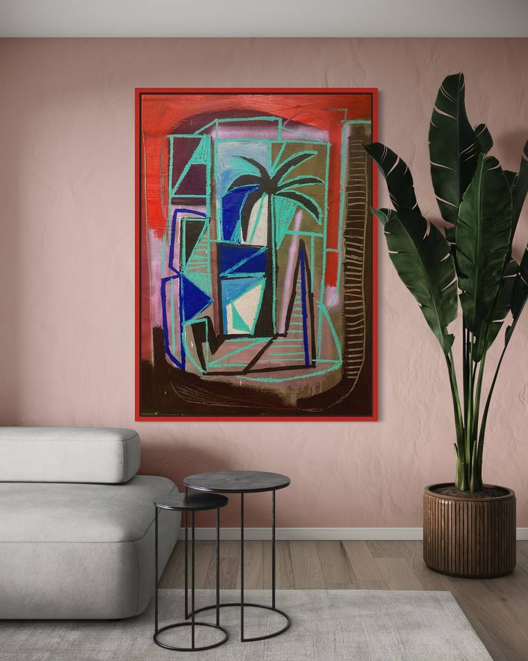 Original Figurative Abstract Painting by Robert Langley