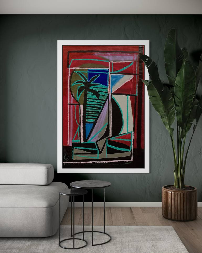Original Abstract Painting by Robert Langley